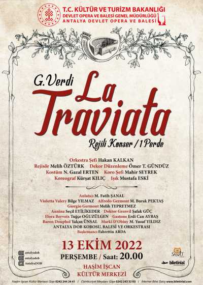 La Traviata, Antalya Devlet Opera ve Balesi